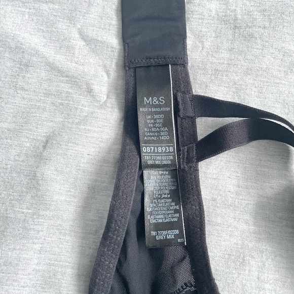 M&S BoutiquexDamaris Scallop Lace Strappy Full Cup Lingerie Bra - 36DD/E - Picture 6 of 8